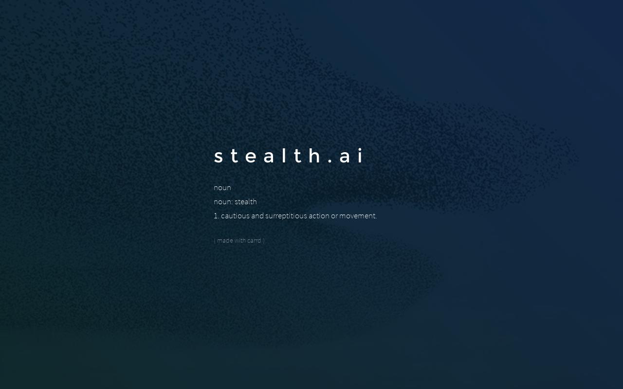 Carrd profile picture for @stealth